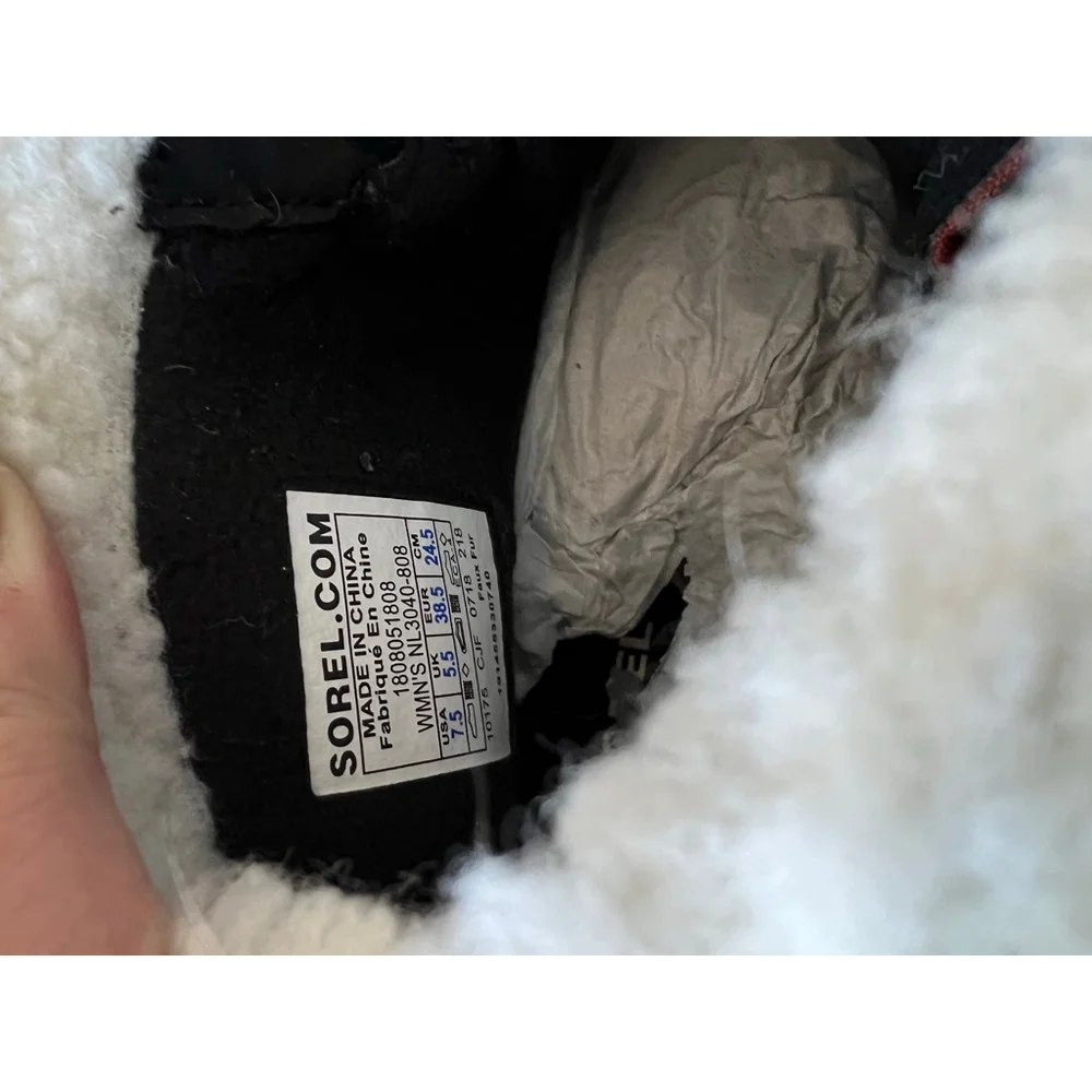 NWT Sorel Explorer Carnival Waterproof Boot RUST Women Size 7.5/UK 5.5/ EUR 38.5